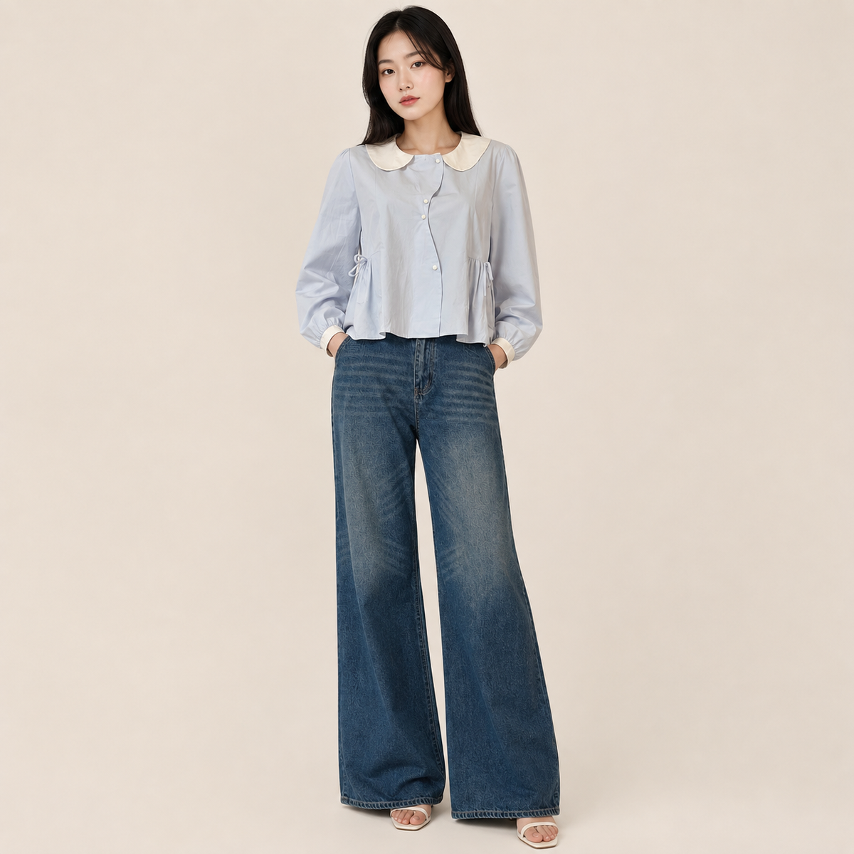 Dainty Collar Top