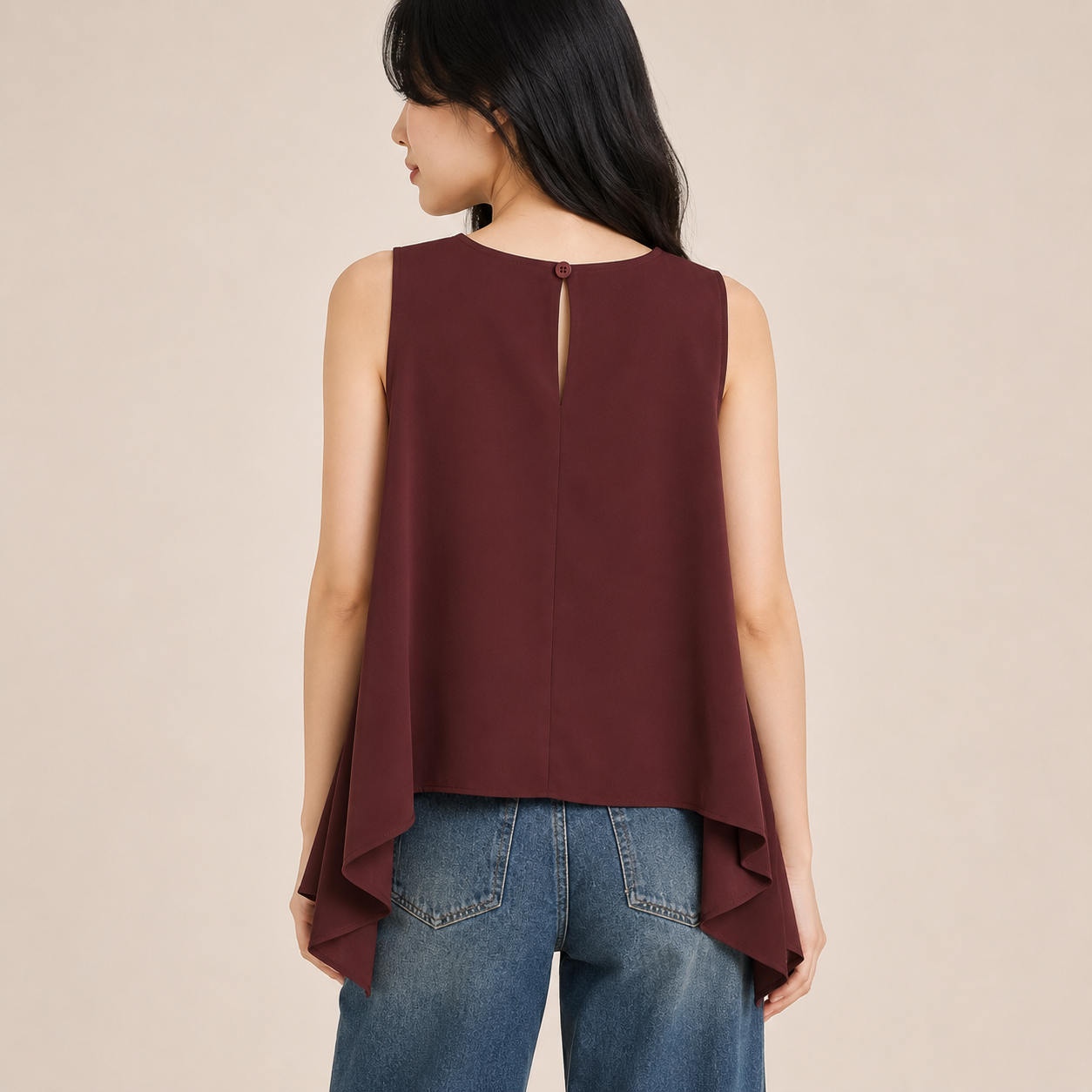Ruffle Flow Top