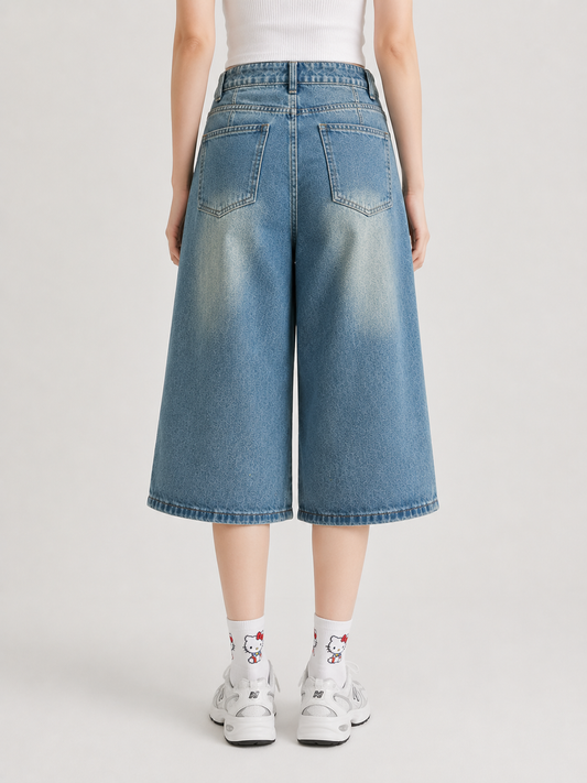 Cloud Fade Jorts