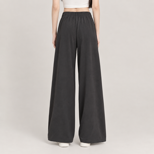 Wide-leg Edit Pants Gray