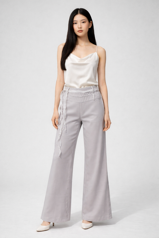 Luxe Drape Wide-Leg Pants
