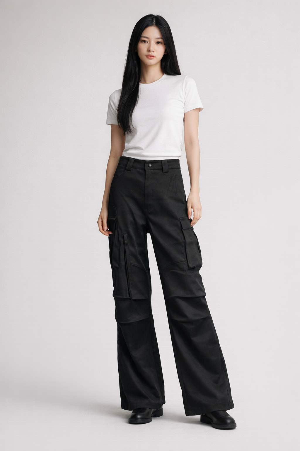 Urban Black Cargo Pants