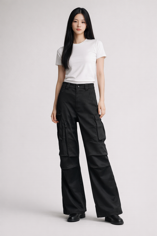 Urban Black Cargo Pants