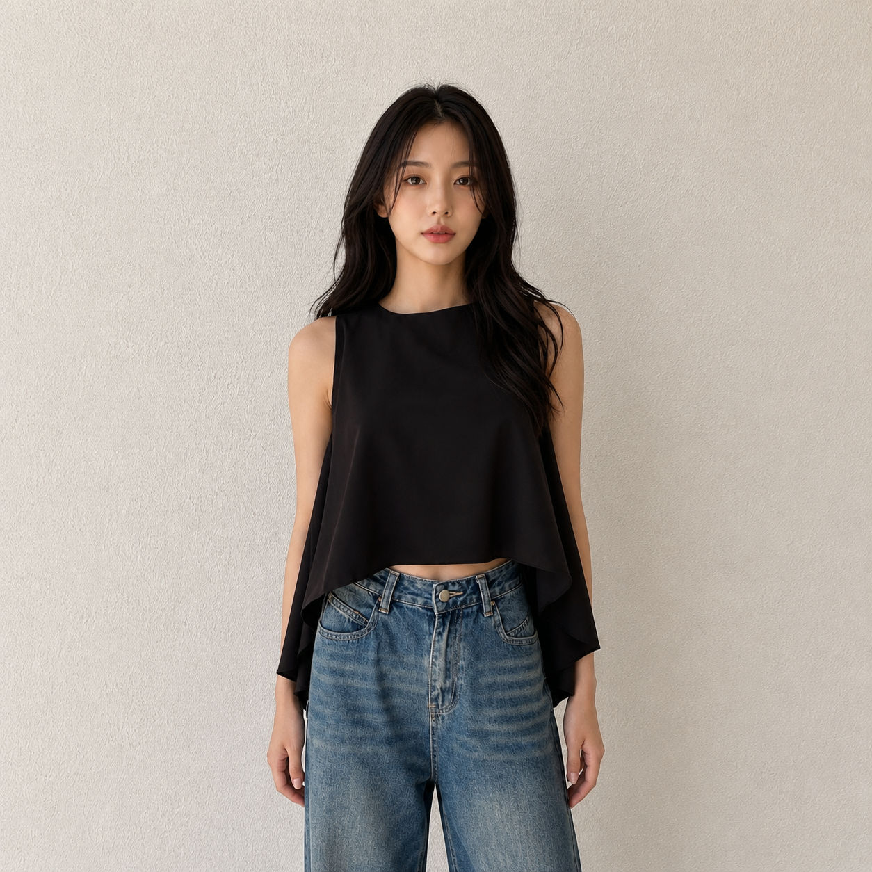 Ruffle Flow Top