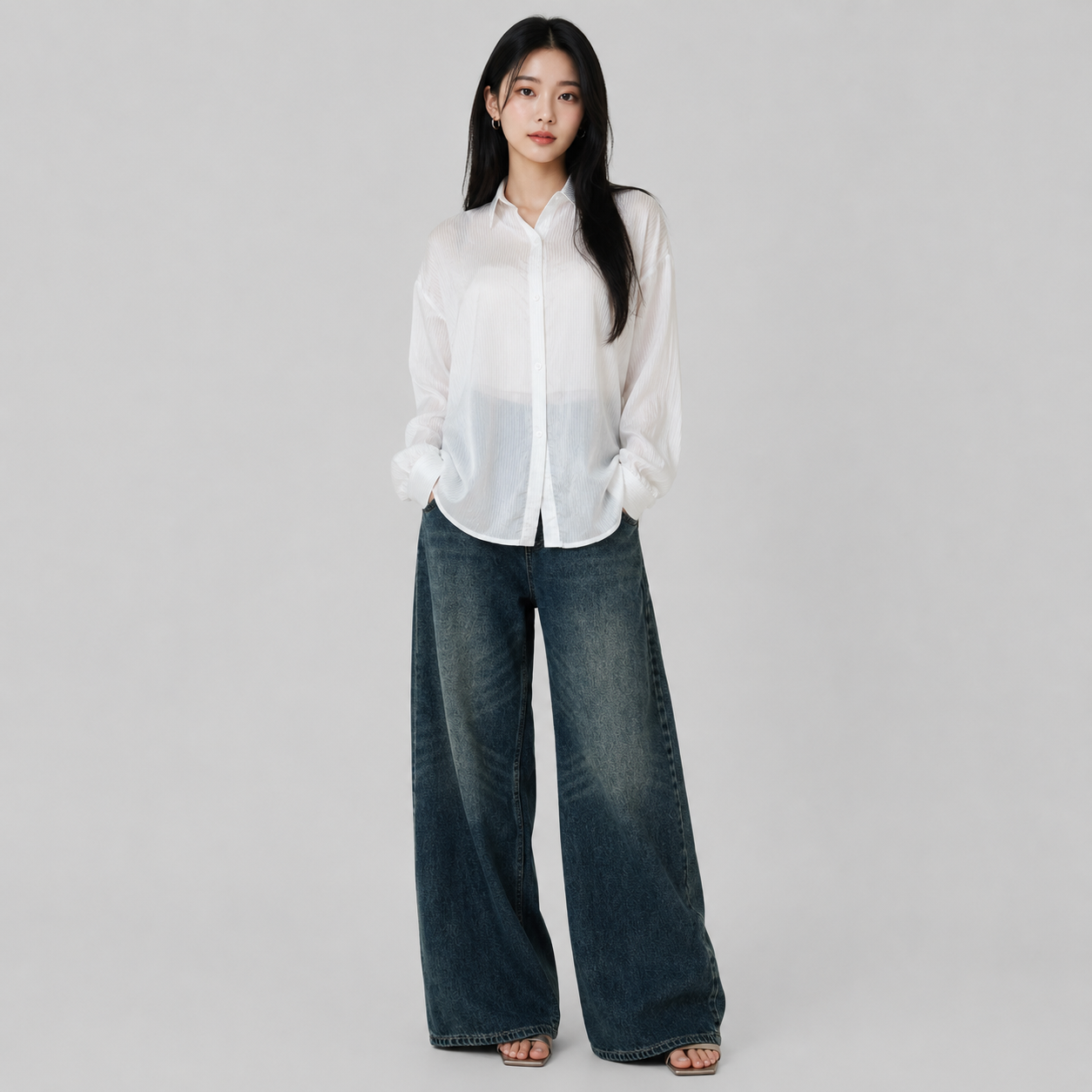 Sheer Stripe Shirt
