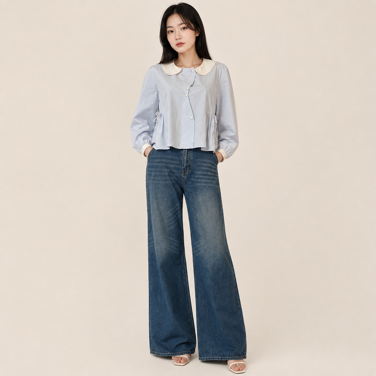 Dainty Collar Top