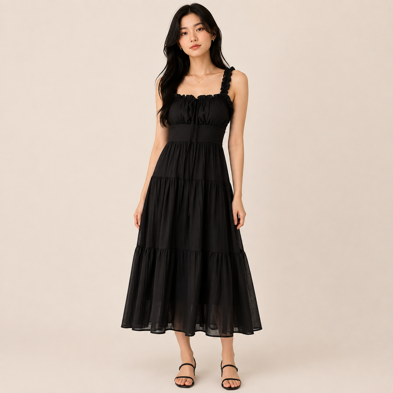 Willow Tie Long dress