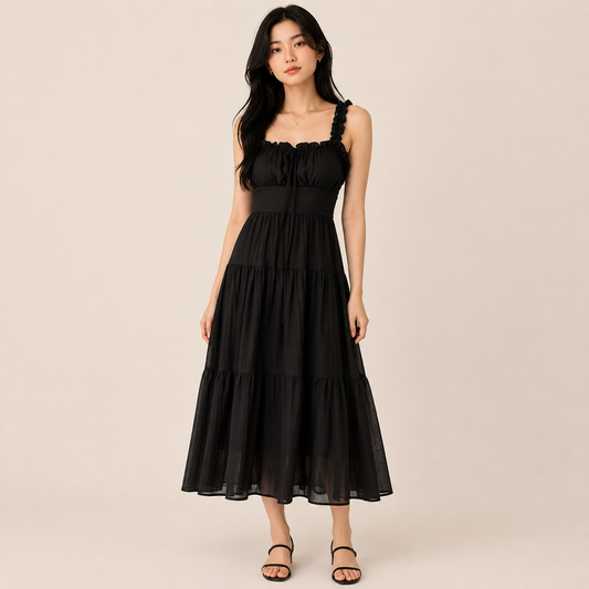 Willow Tie Long dress