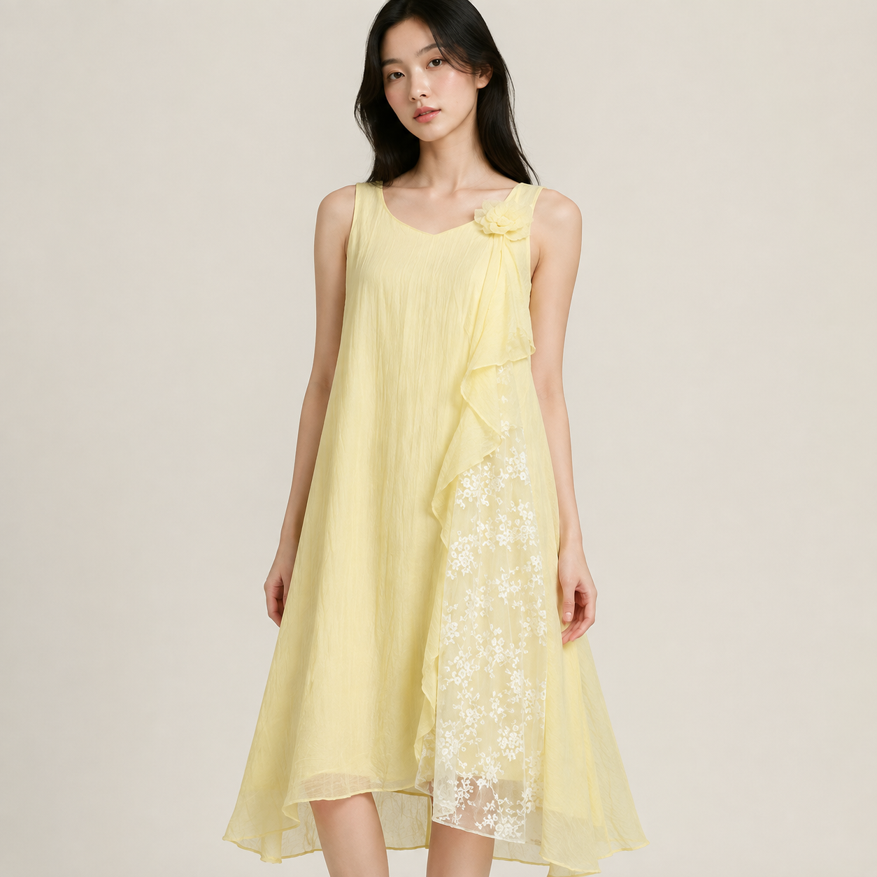 Bloom Drape Dress
