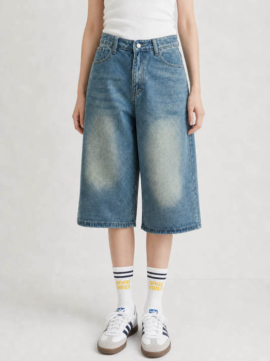 Cloud Fade Jorts