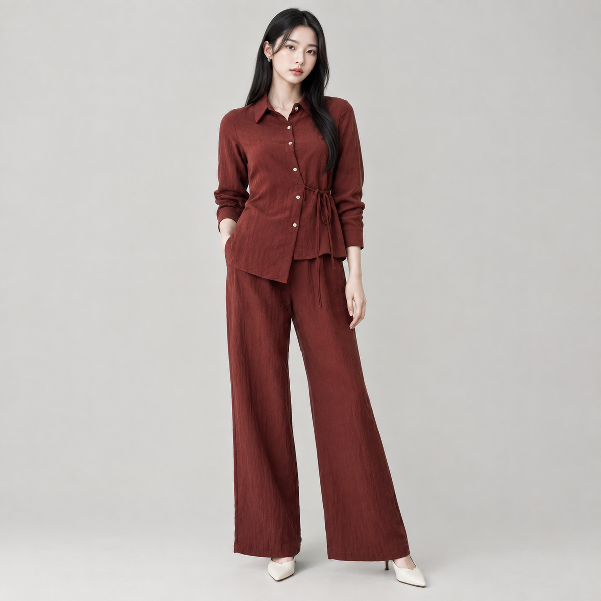Linen Wrap Co-rd set