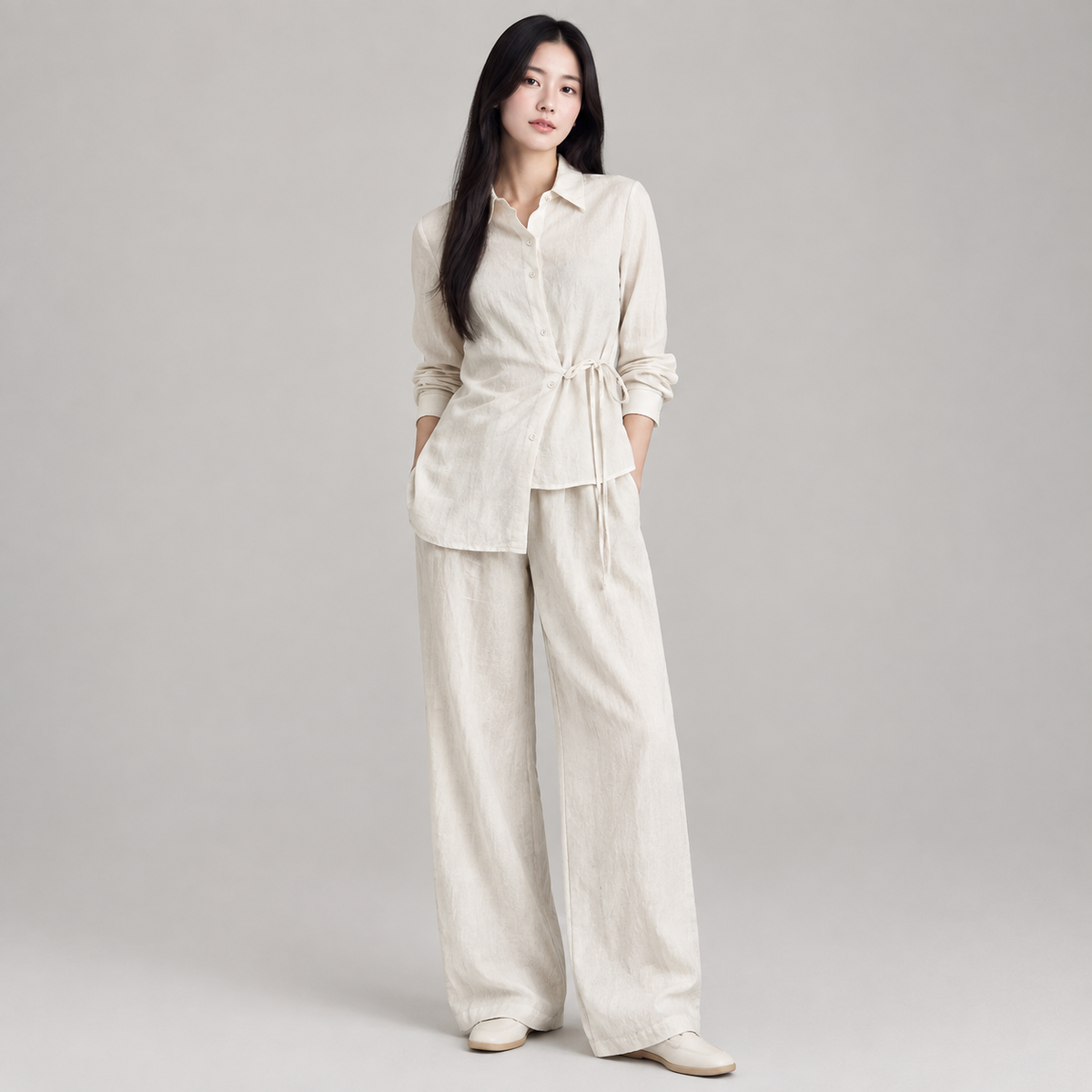 Linen Wrap Co-rd set
