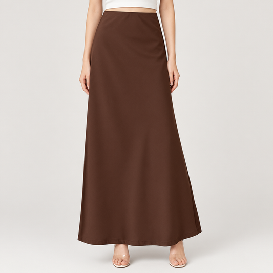 Flow Satin Skirt