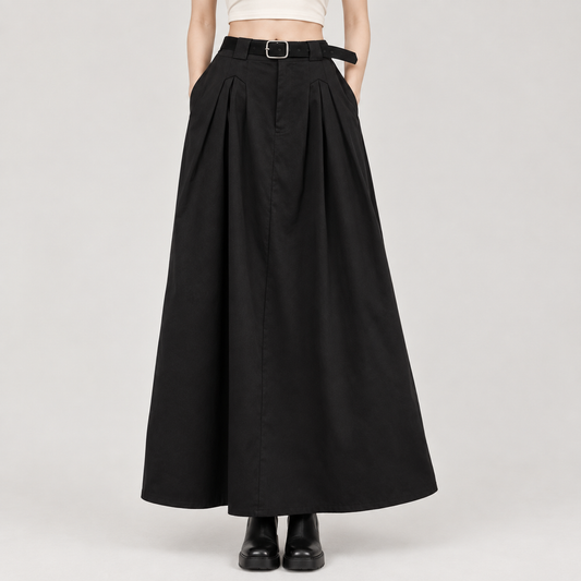Pleat Motion Skirt