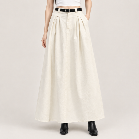 Pleat Motion Skirt