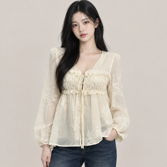 Lace Whisper Top