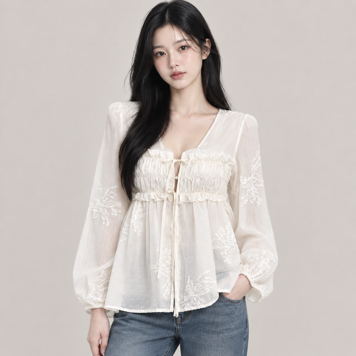 Lace Whisper Top