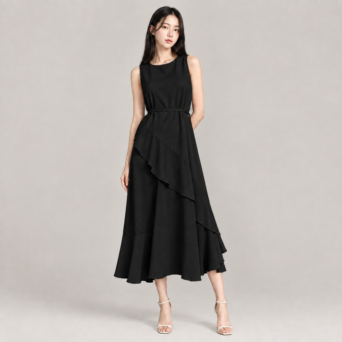 Flow Ruffle Dress
