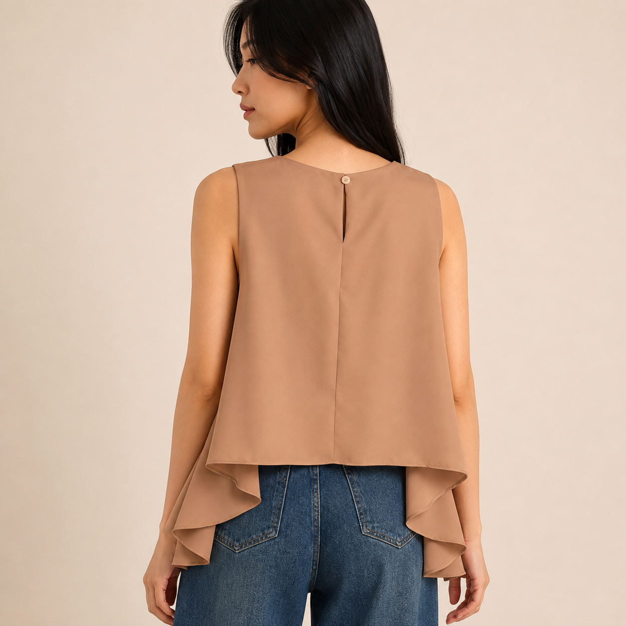 Ruffle Flow Top
