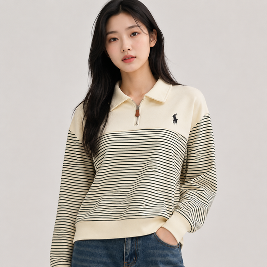 Stripe Polo T-shirt