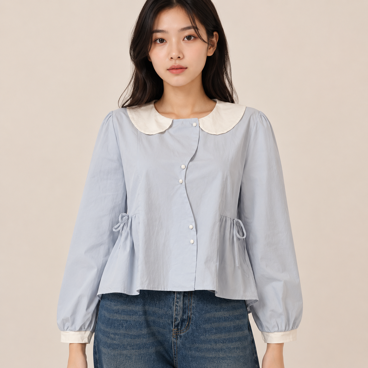 Dainty Collar Top