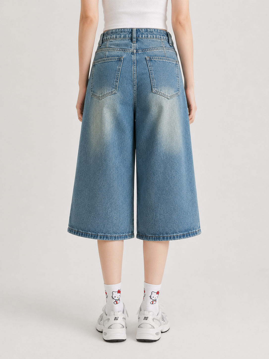Cloud Fade Jorts