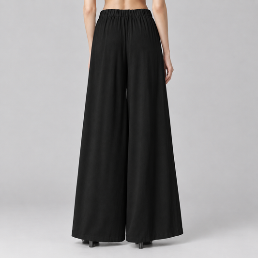 Wide-leg Edit Pants Black